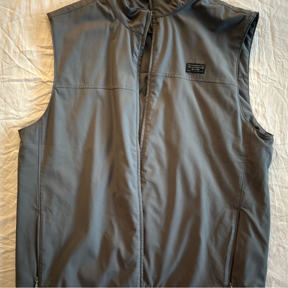Travis Mathew Charcoal Vest